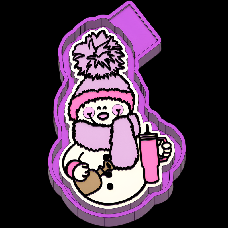 Bougie Snowman