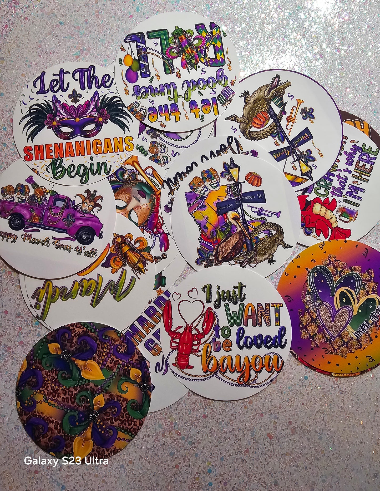 Mardi Gras Cardstock