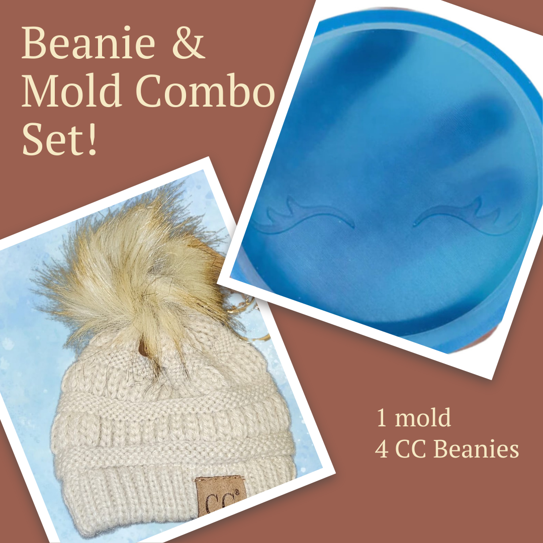 CC Beanie and Lashes Mold Combo Set